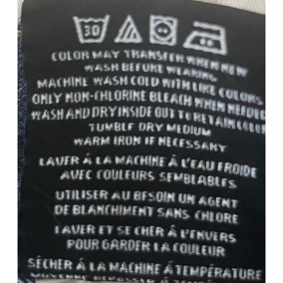 ARIAT REBAR M5 STRAIGHT SLIM HI-RISE DISTRESSED JEANS, MENS, 35X32, DENIM BLUE - Picture 12 of 12